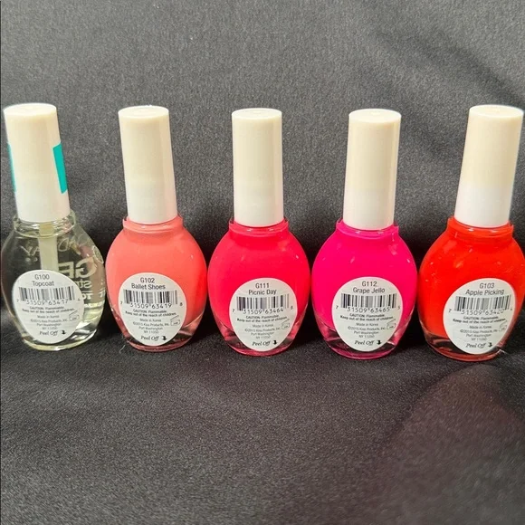 5 brand new Broadway Gel Strong Nail Polish in different shades - Picture 3 of 9